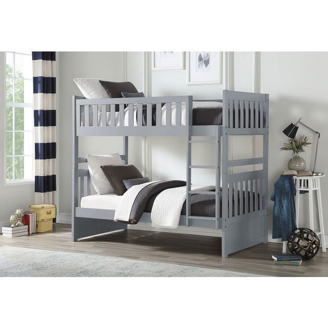 Orion bunk outlet bed grey