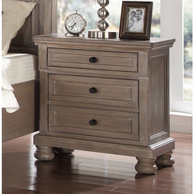 Allegra Nightstand w/ Outlet/ USB Port