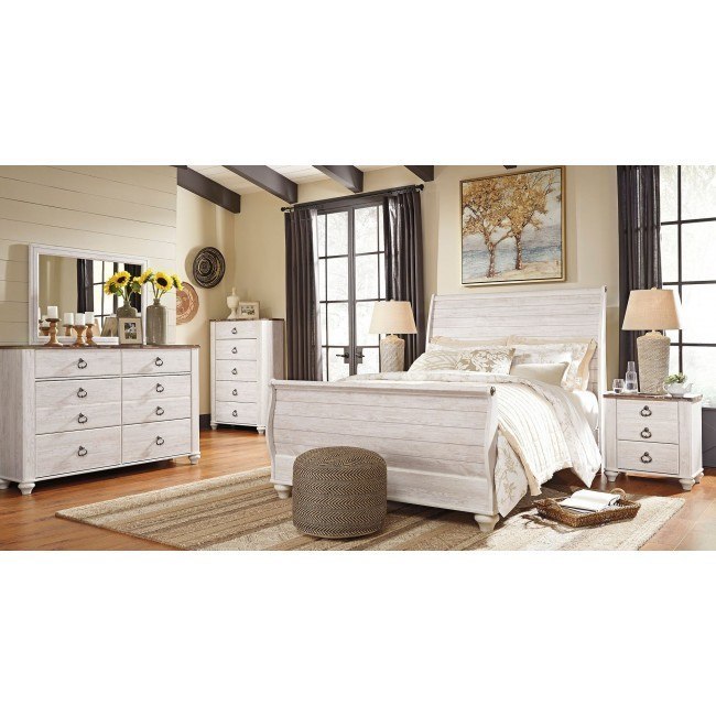 Willowton king on sale bedroom set