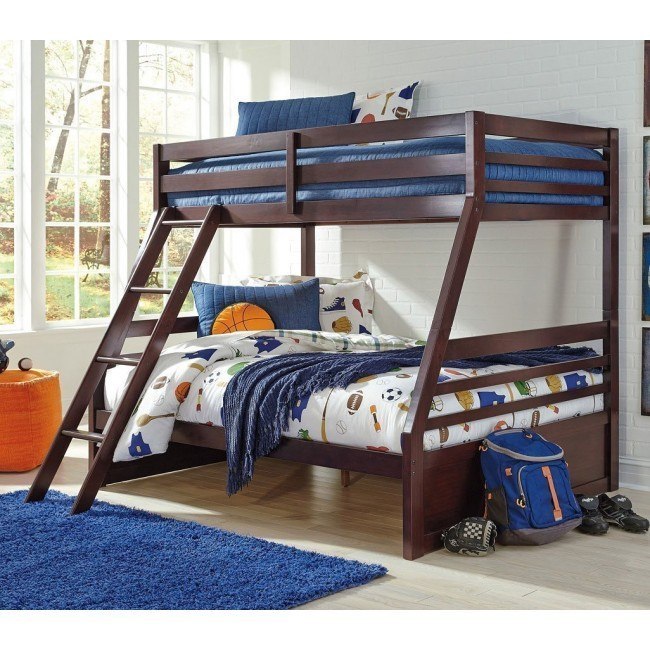 Halanton twin over full shop bunk bed