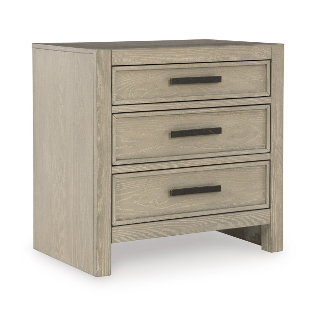Calmoro Gray Wash Nightstand