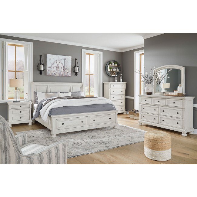 Robbinsdale Sleigh Storage Bedroom Set Signature Design | Furniture Cart