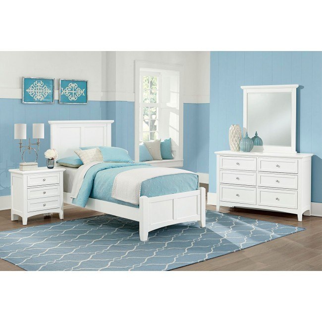 Bonanza Youth Mansion Bedroom Set (White)