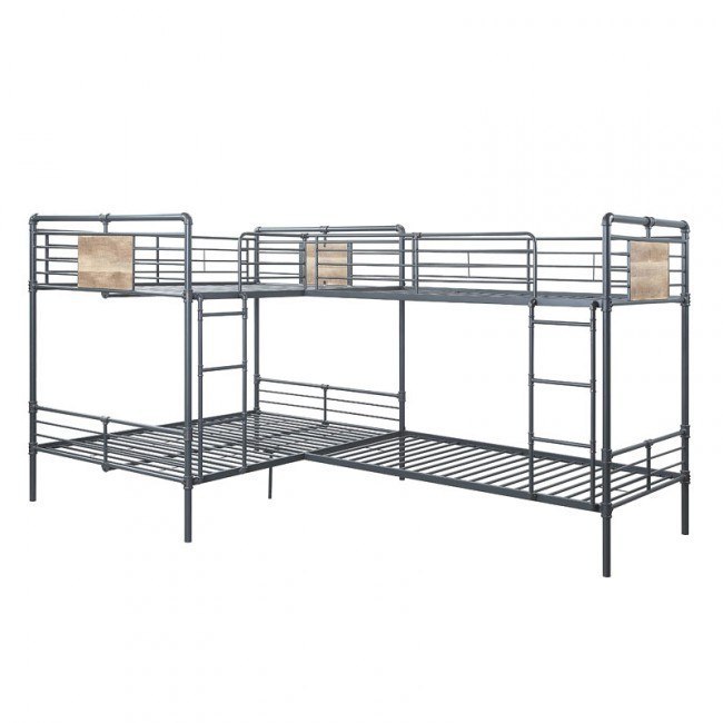 Cordelia Twin over Full L-Shape Bunk Bed