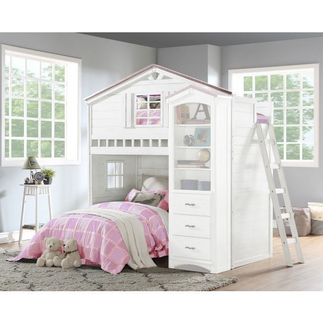 Acme freya white loft bed clearance