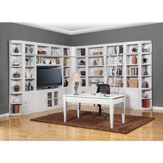 Boca 13-Piece L-Shaped Entertainment Wall w/ Desk