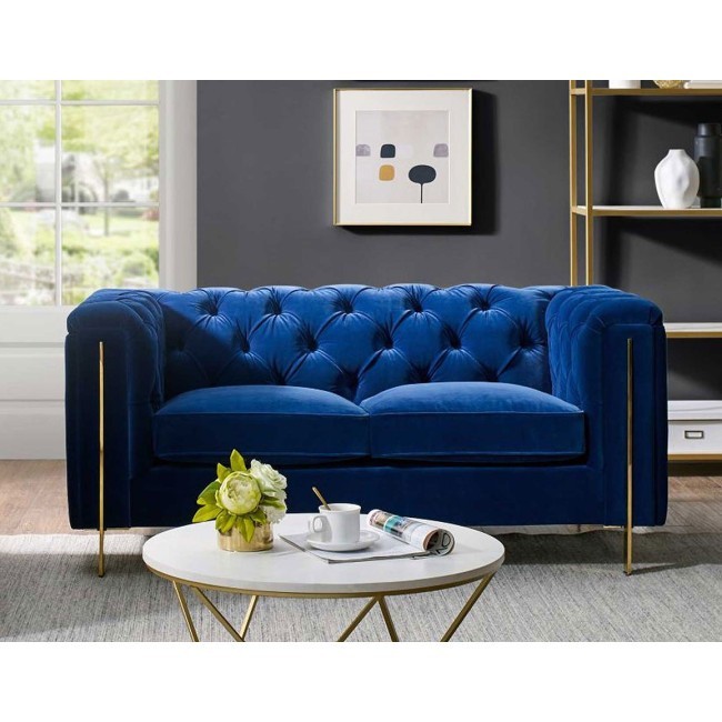 Charlene Loveseat (Blue)