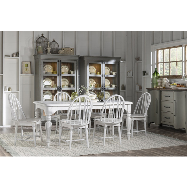 Vintage Market Picket Fence Dining Room Set