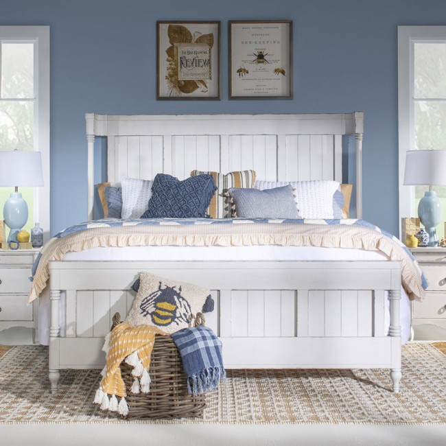 Vintage Market Picket Fence Youth Shelter Bed