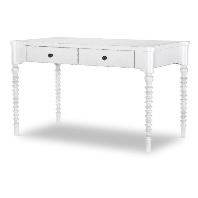 Vintage Market Picket Fence Turned Bobbin Leg Writing Desk