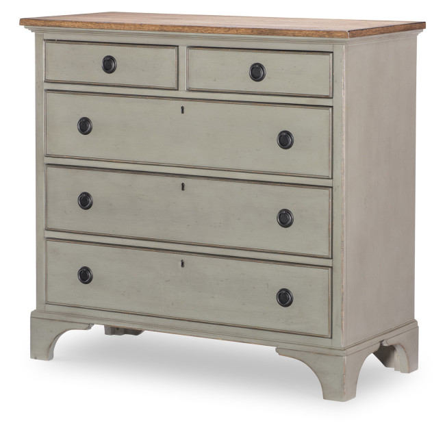 Vintage Market Northern Moss and Barnwood Oak Accent Chest