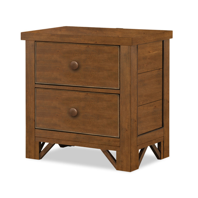 Lake House Pinecone Drawer Nightstand