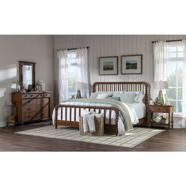 Lake House Pinecone Jenny Lind Bedroom Set