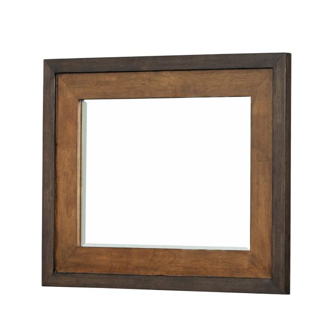 Lake House Pinecone and Dried Tobacco Rectangular Mirror