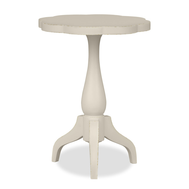Lake House Sailcloth Round End Table