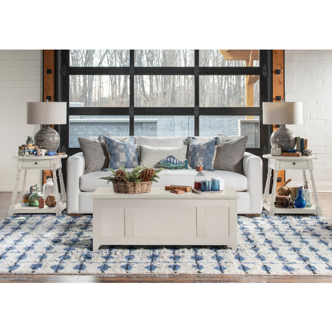 Lake House Sailcloth Occasional Table Set