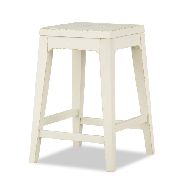 Lake House Sailcloth Counter Height Backless Stool (Set of 2)