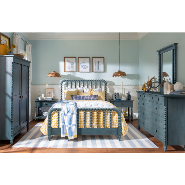 Lake House Sea Glass Jenny Lind Bedroom Set