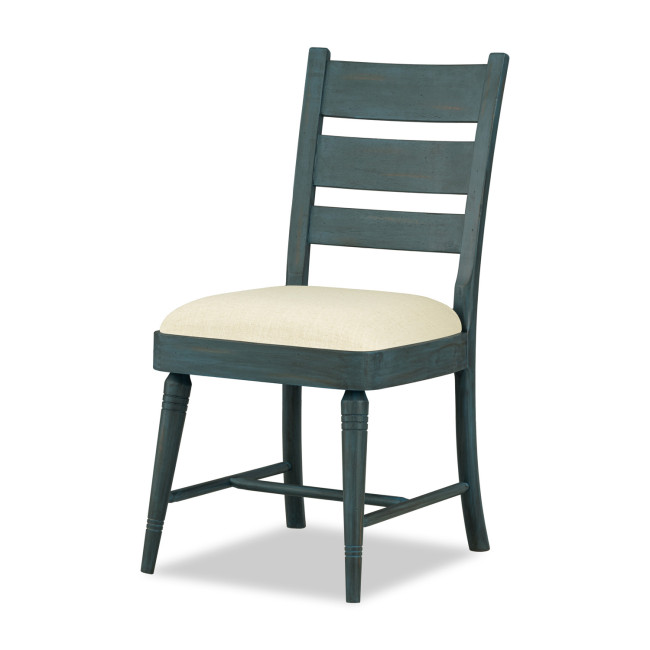 Lake House Sea Glass Ladder Back Side Chair (Set of 2)