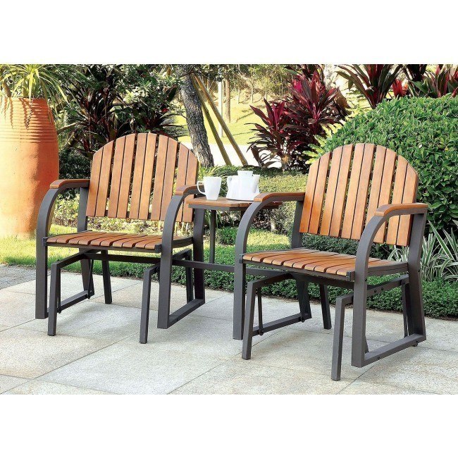 Lawn chair clearance with table attached