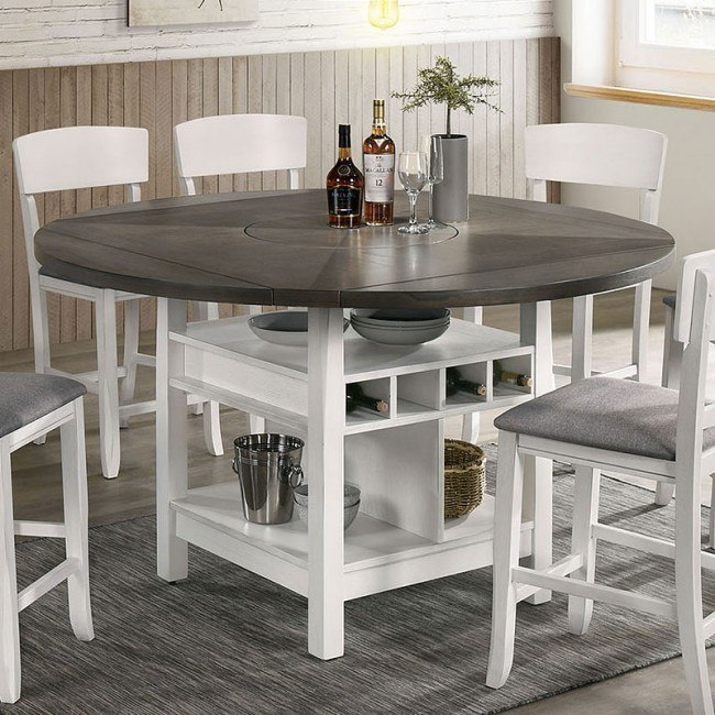 White counter sales high table