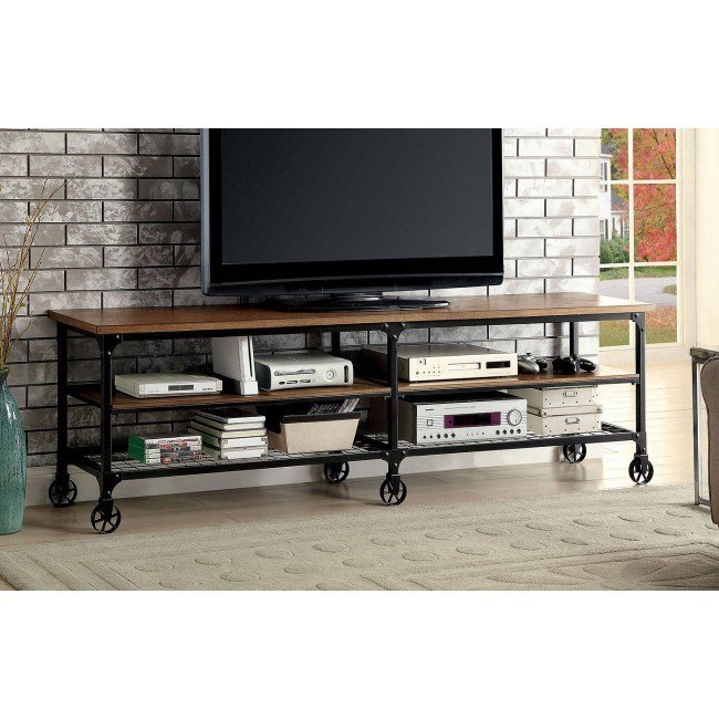 Industrial store tv bench