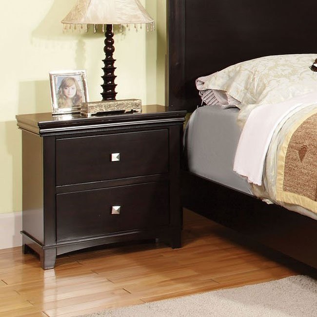 Espresso nightstand online with drawer