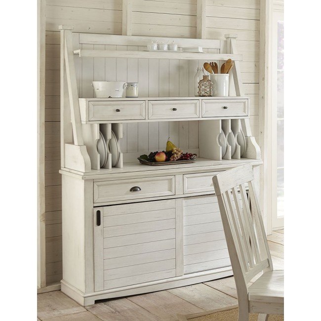 White buffet deals and hutch