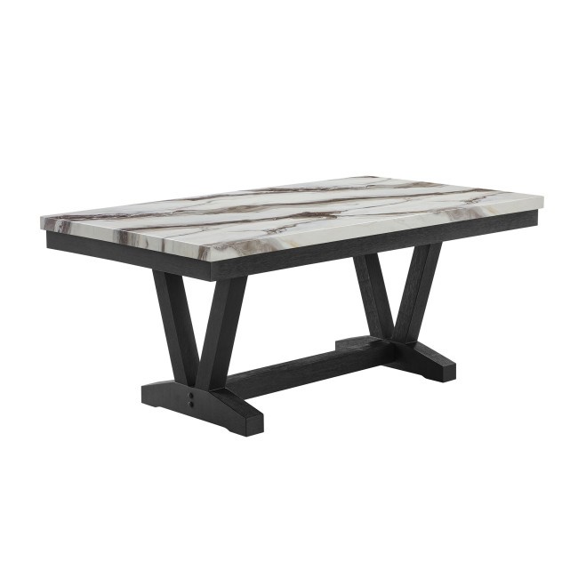 D1319 Black-White Dining Table