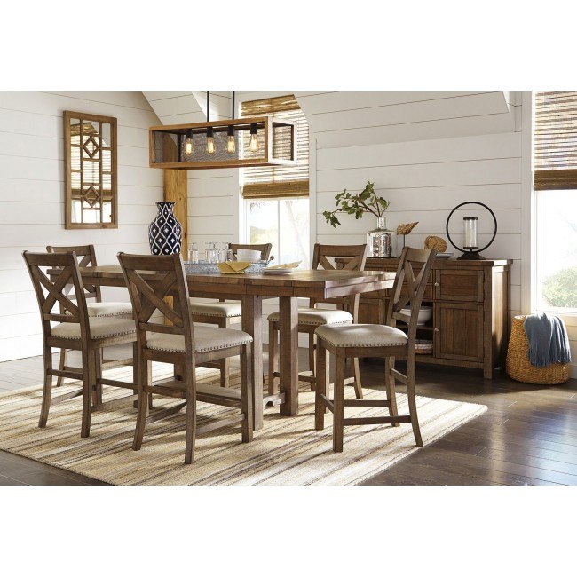 Moriville counter height on sale dining set