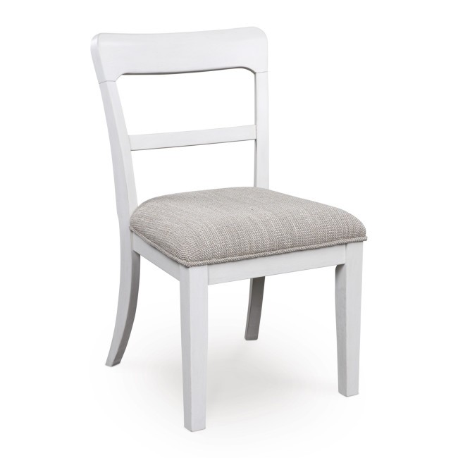 Basinger White Upholstered Side Chair (Set of 2)