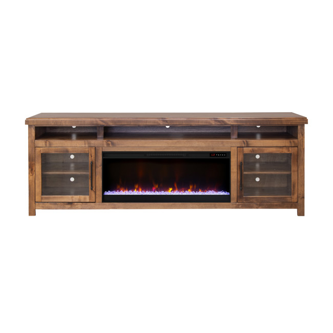 Dakota Whiskey 94-inch Fireplace Console