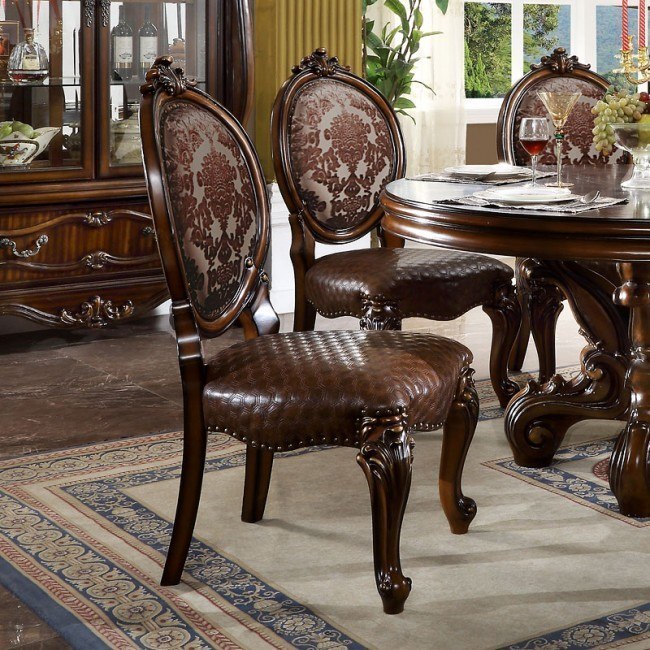 Versailles Side Chair (Cherry Oak) (Set of 2)