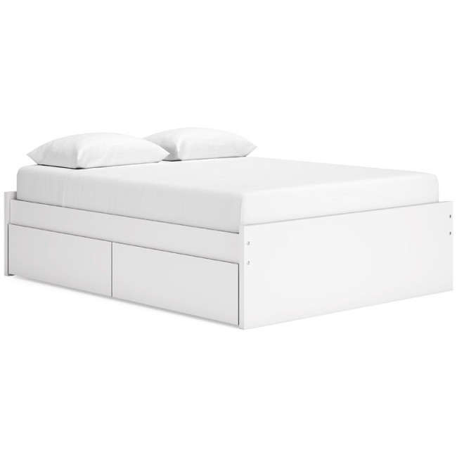 Onita Queen Platform Bed w/ 2 Side Storage