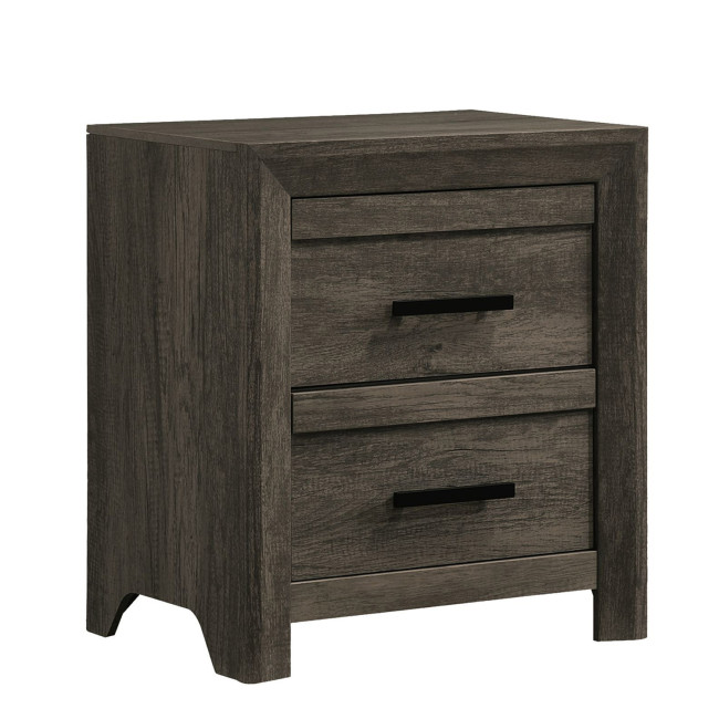 Eleanor Mocha Grey Nightstand