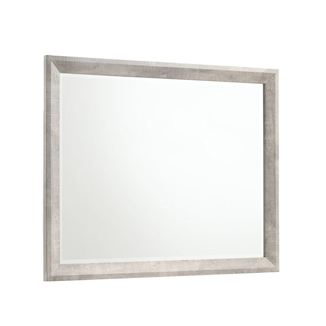 Eleanor Weathered White Mirror