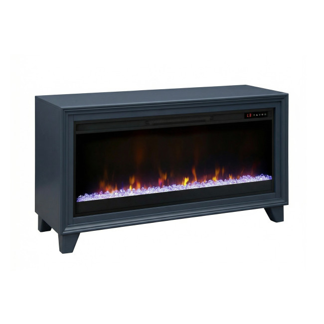 Fairfield Denim Blue Fireplace Cabinet