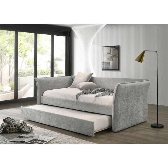 Yuri Gray Twin Daybed w/ Trundle