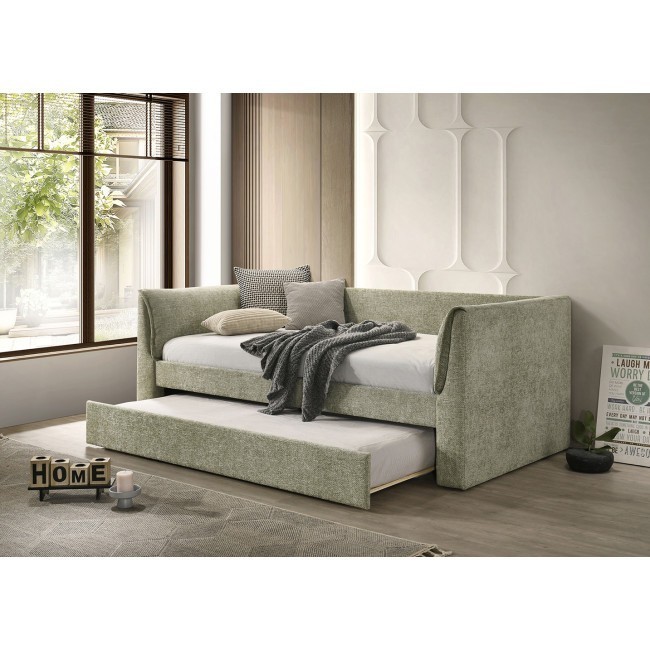 Upney Light Green Twin Daybed w/ Trundle