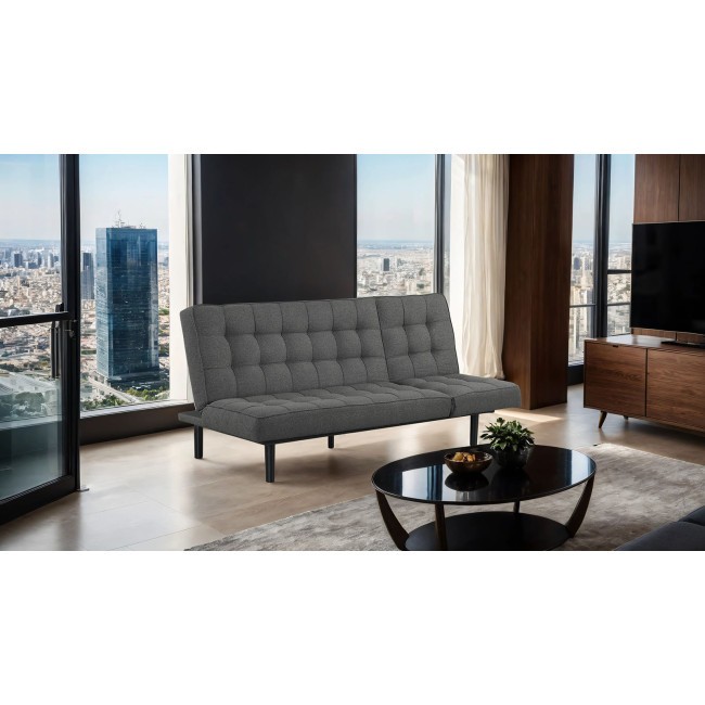 Napervill Dark Gray Futon Sofa