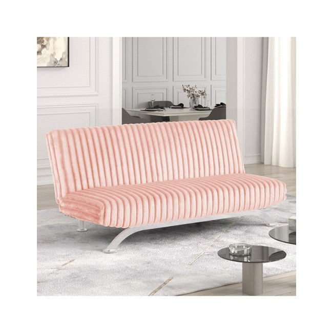 Villeneuve Pink Futon Sofa Bed