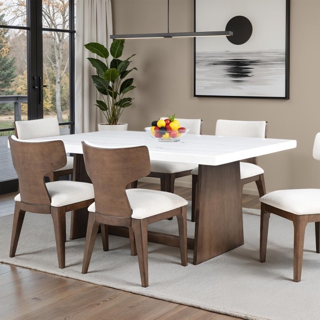 Caerwys Brown Dining Table
