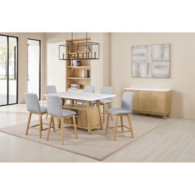Tangier Natural Counter Height Dining Set