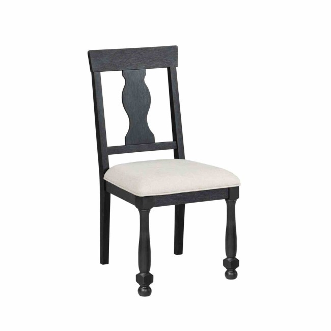 Neue Mills Black Side Chair (Set of 2)