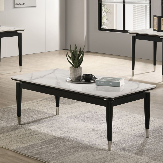 Maidstone Black and White Coffee Table