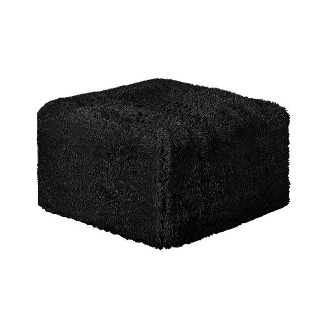 Nappi Black Ottoman