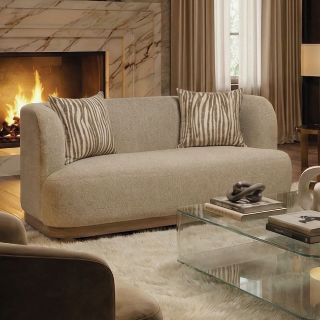 Sarabi Light Brown Loveseat