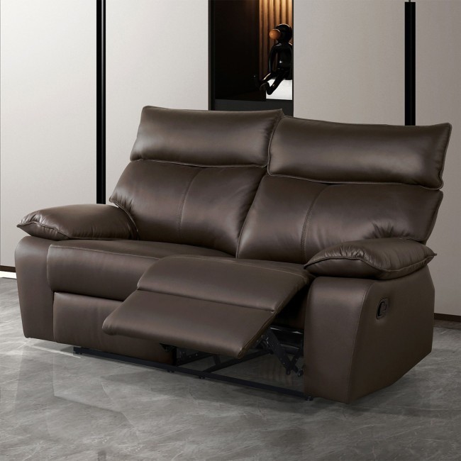 Onoria Brown Reclining Loveseat
