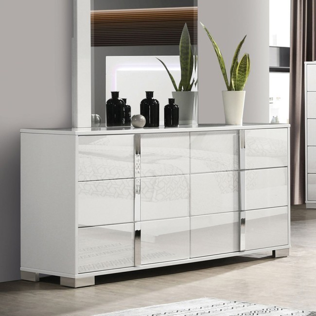 Sinistra White Dresser