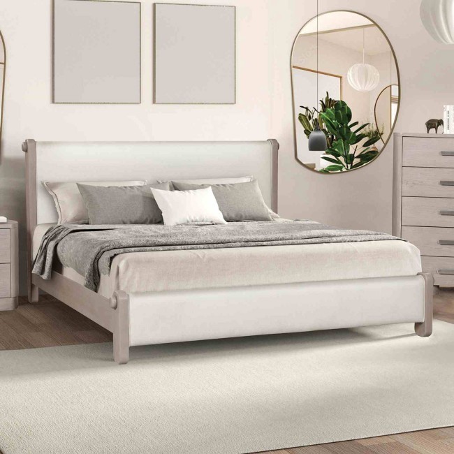 Pocatello White Oak Upholstered Bed